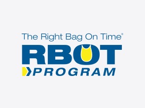 The Right Bag on Time Program logo